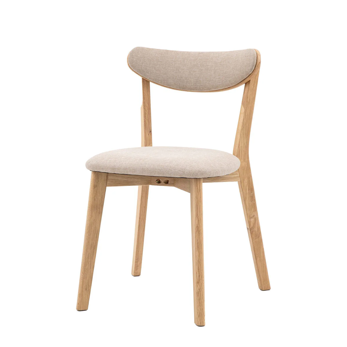 Gallery Direct Hatfield Dining Chair Natural (2pk) 520x515x815mm - Image 2