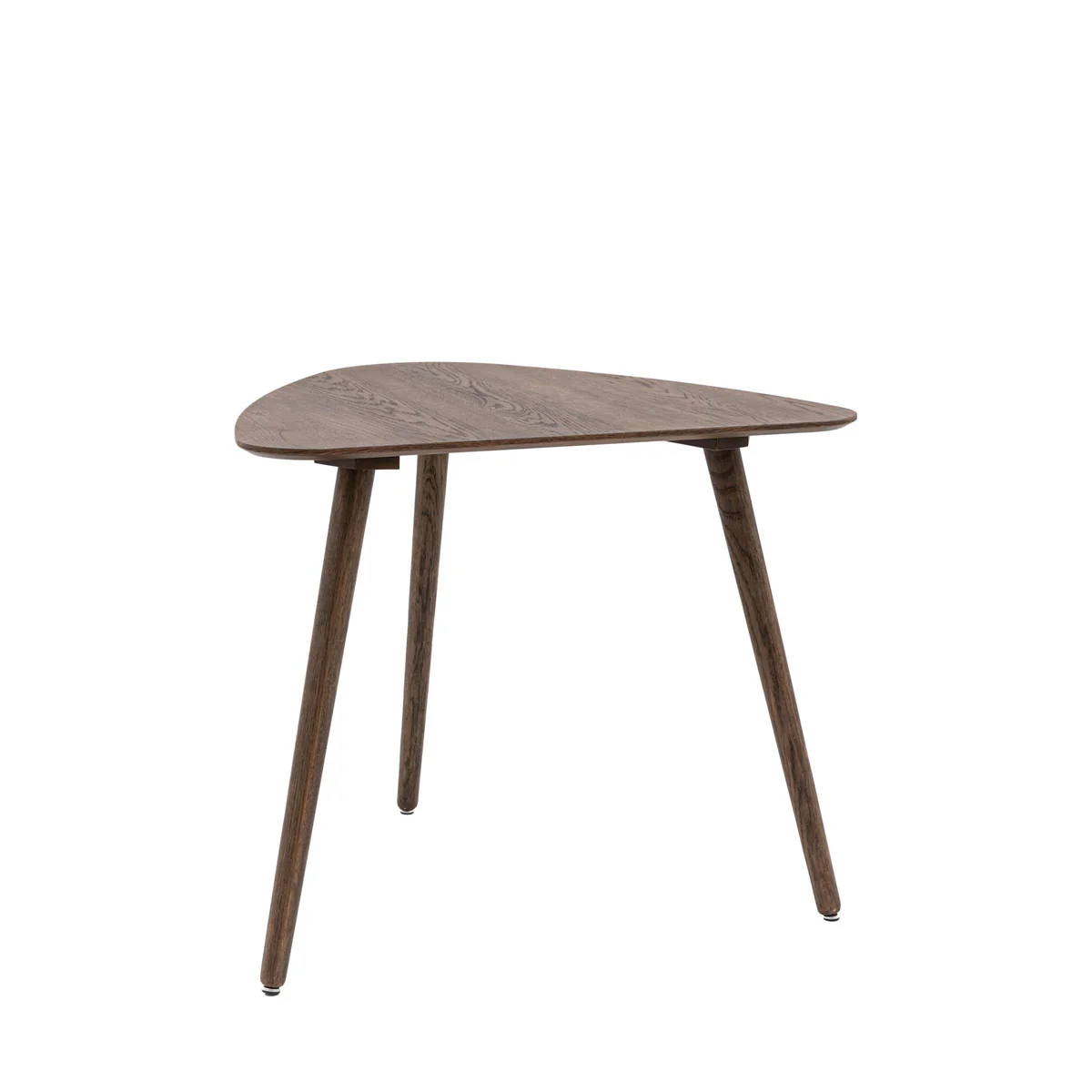 Gallery Direct Hatfield Dining Table Smoked 800x900x750mm - Image 3