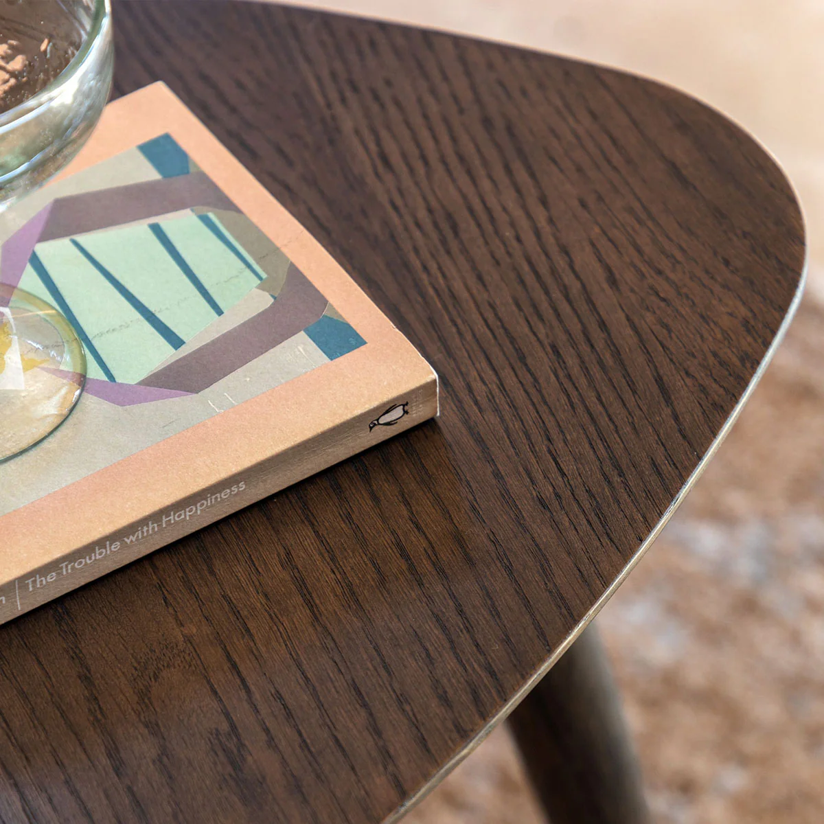 Gallery Direct Hatfield Side Table Smoked 430x430x450mm - Image 2