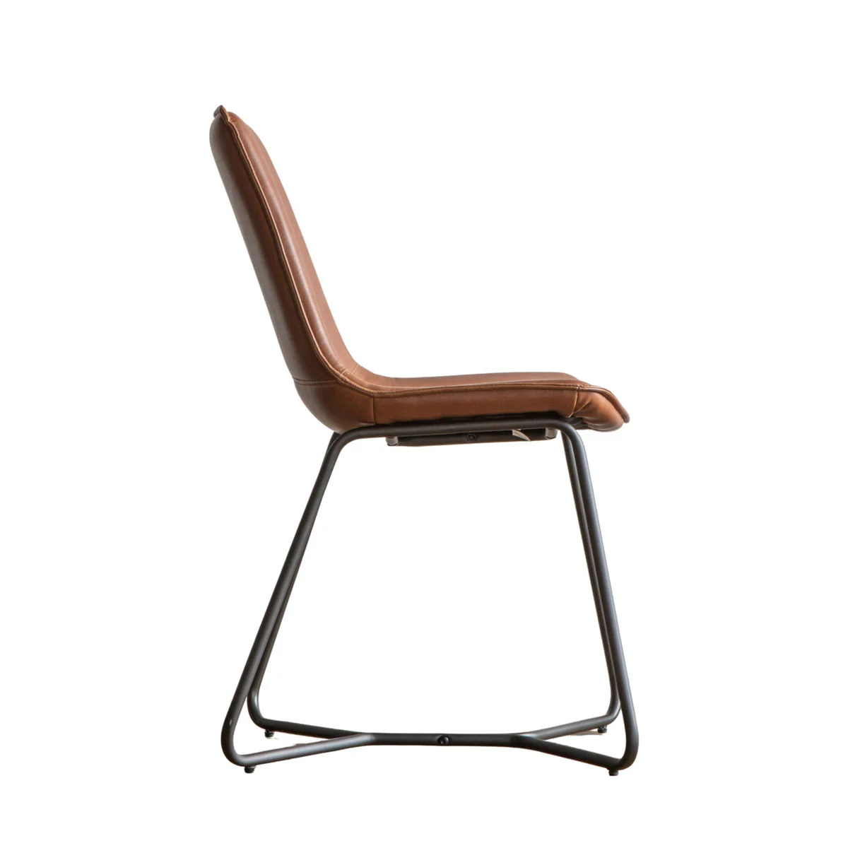 Gallery Direct Hawking Chair Brown (2pk) 490x550x860mm - Image 3