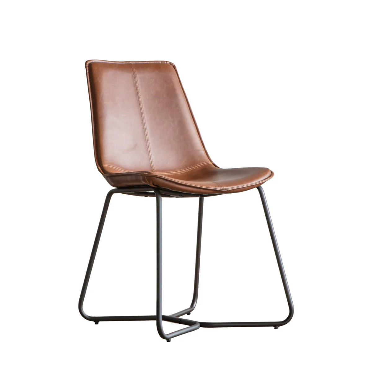 Gallery Direct Hawking Chair Brown (2pk) 490x550x860mm - Image 4