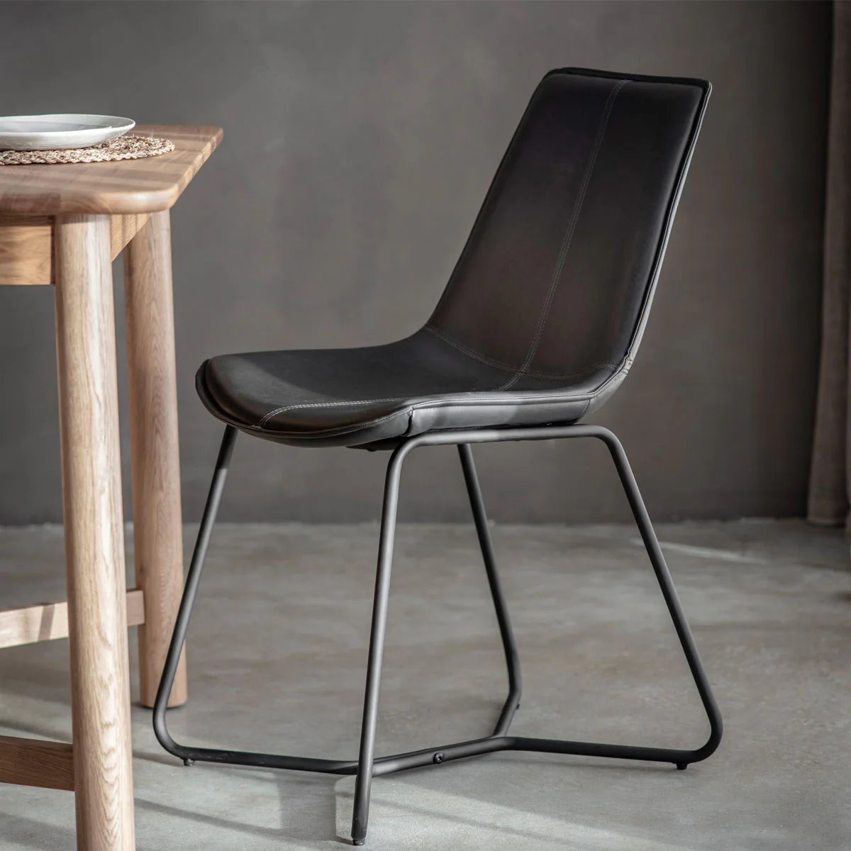 Gallery Direct Hawking Chair Charcoal (2pk) 490x550x860mm - Image 6