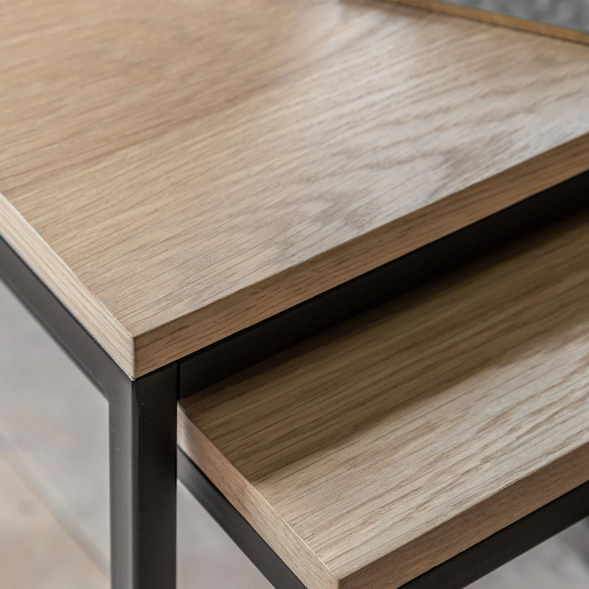 Gallery Direct Henley Side Table Nest 500x500x450mm - Image 4