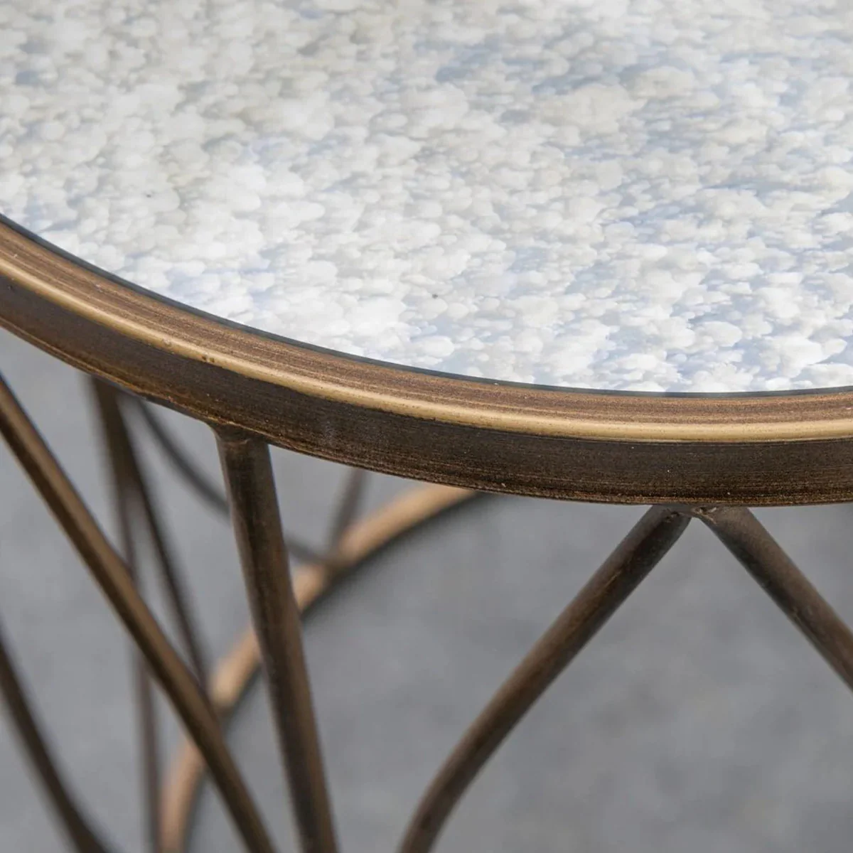 Gallery Direct Highgate SideTable 400x400x600mm - Image 3