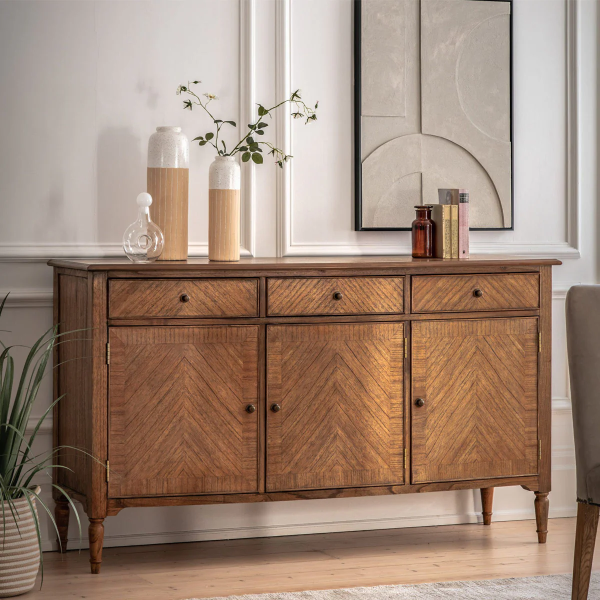 Gallery Direct Highgrove 3 Door/3 Drawer Sideboard 1700x950x485mm - Image 6