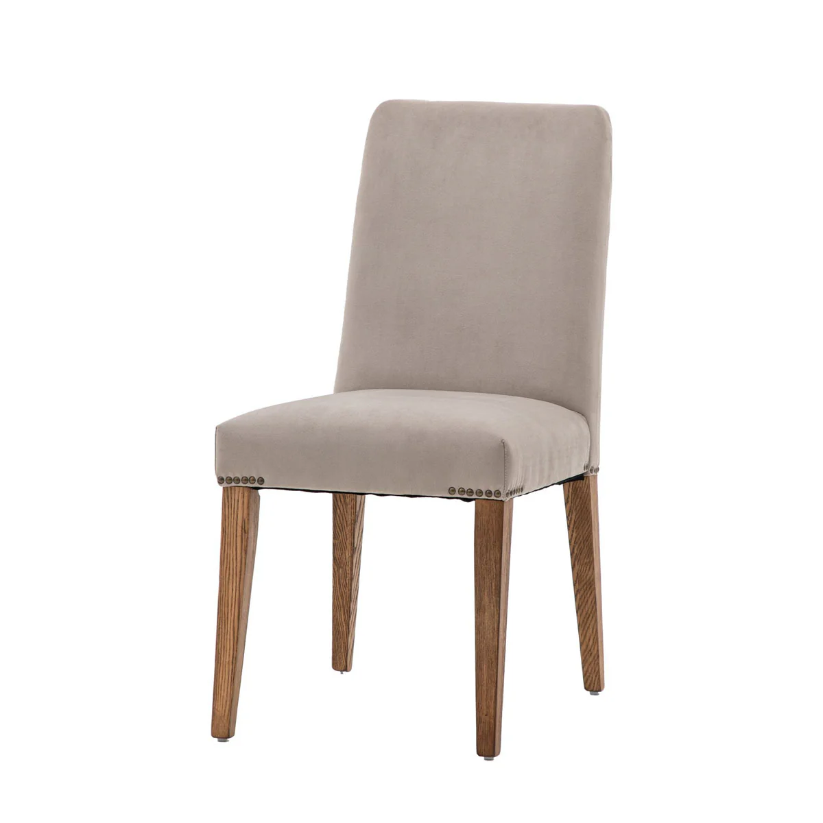 Gallery Direct Highgrove Chair Dove Velvet (2pk) - Image 2