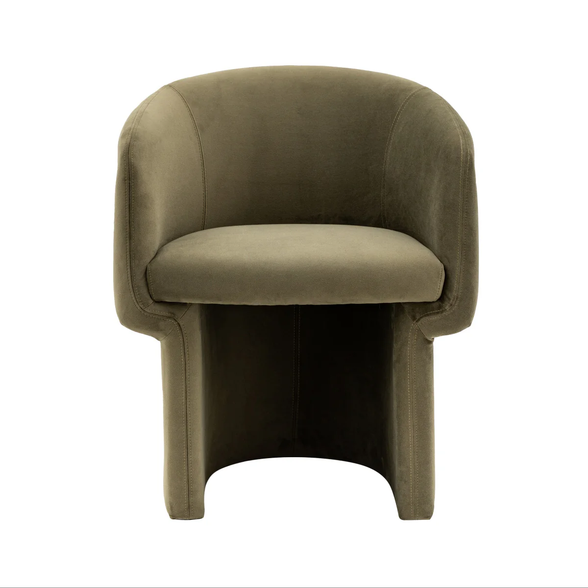 Gallery Direct Holm Dining Chair Moss Green 640x620x760mm