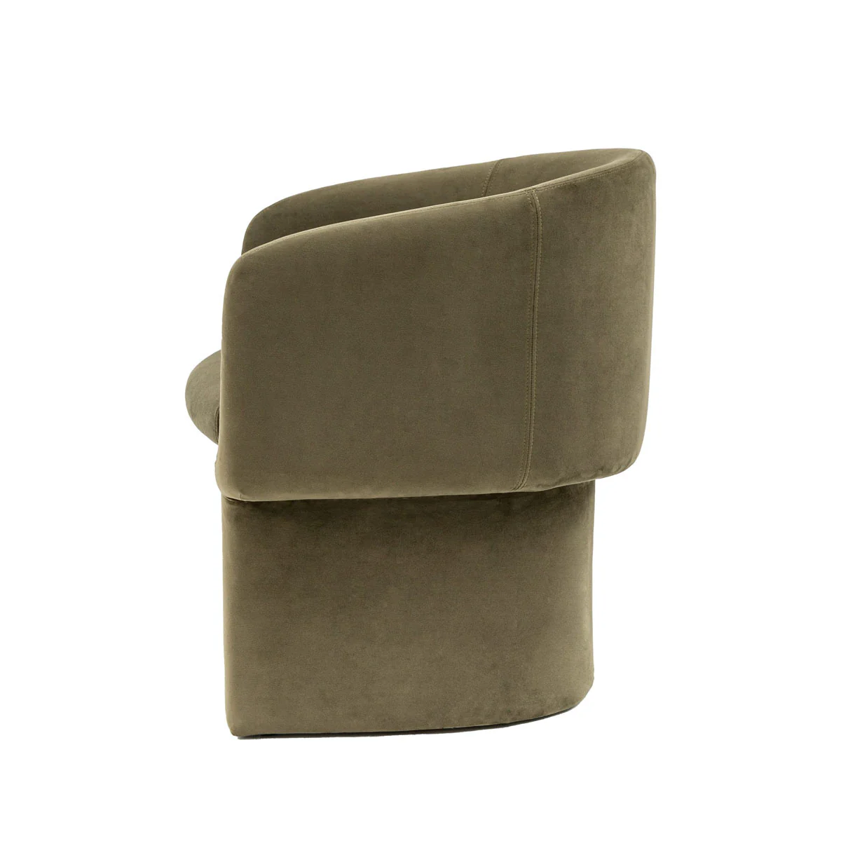 Gallery Direct Holm Dining Chair Moss Green 640x620x760mm - Image 3