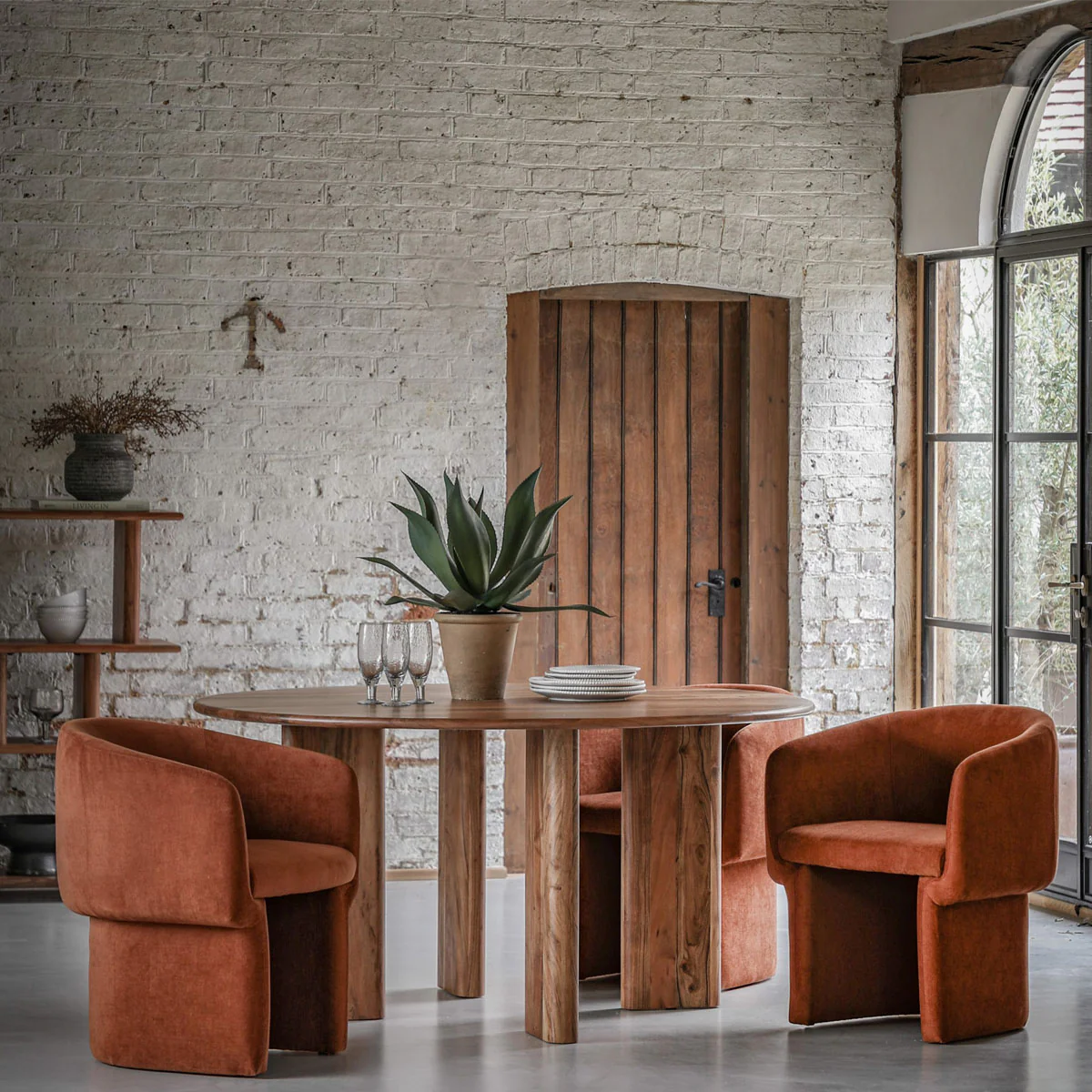 Gallery Direct Holm Dining Chair Rust 640x620x760mm - Image 7