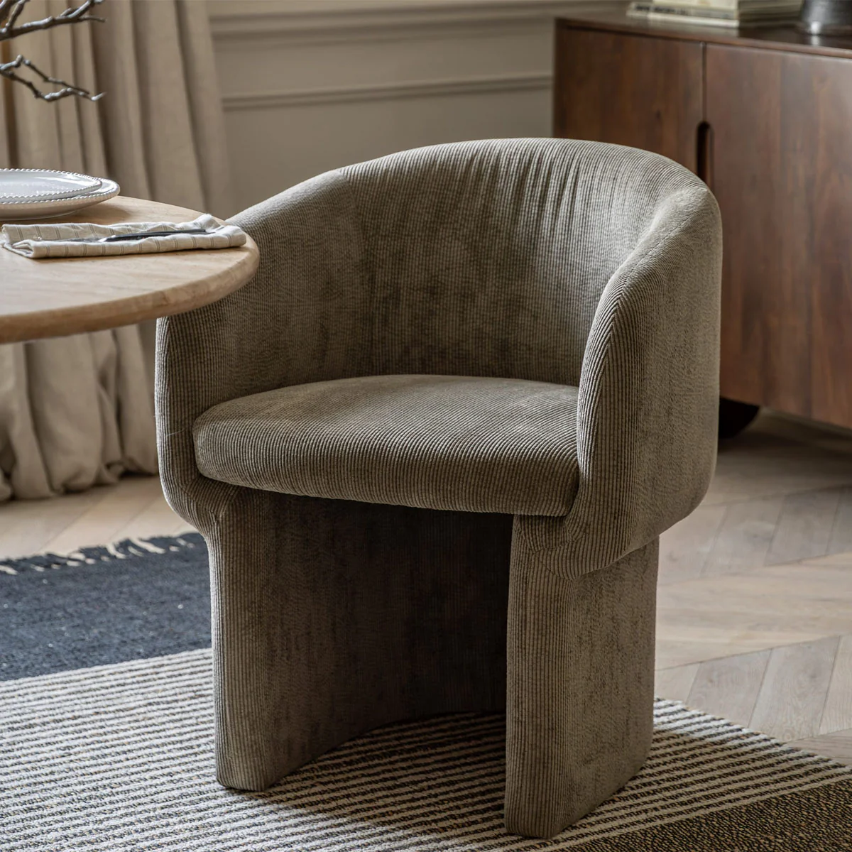 Gallery Direct Holm Dining Chair Shitake 640x620x760mm - Image 6