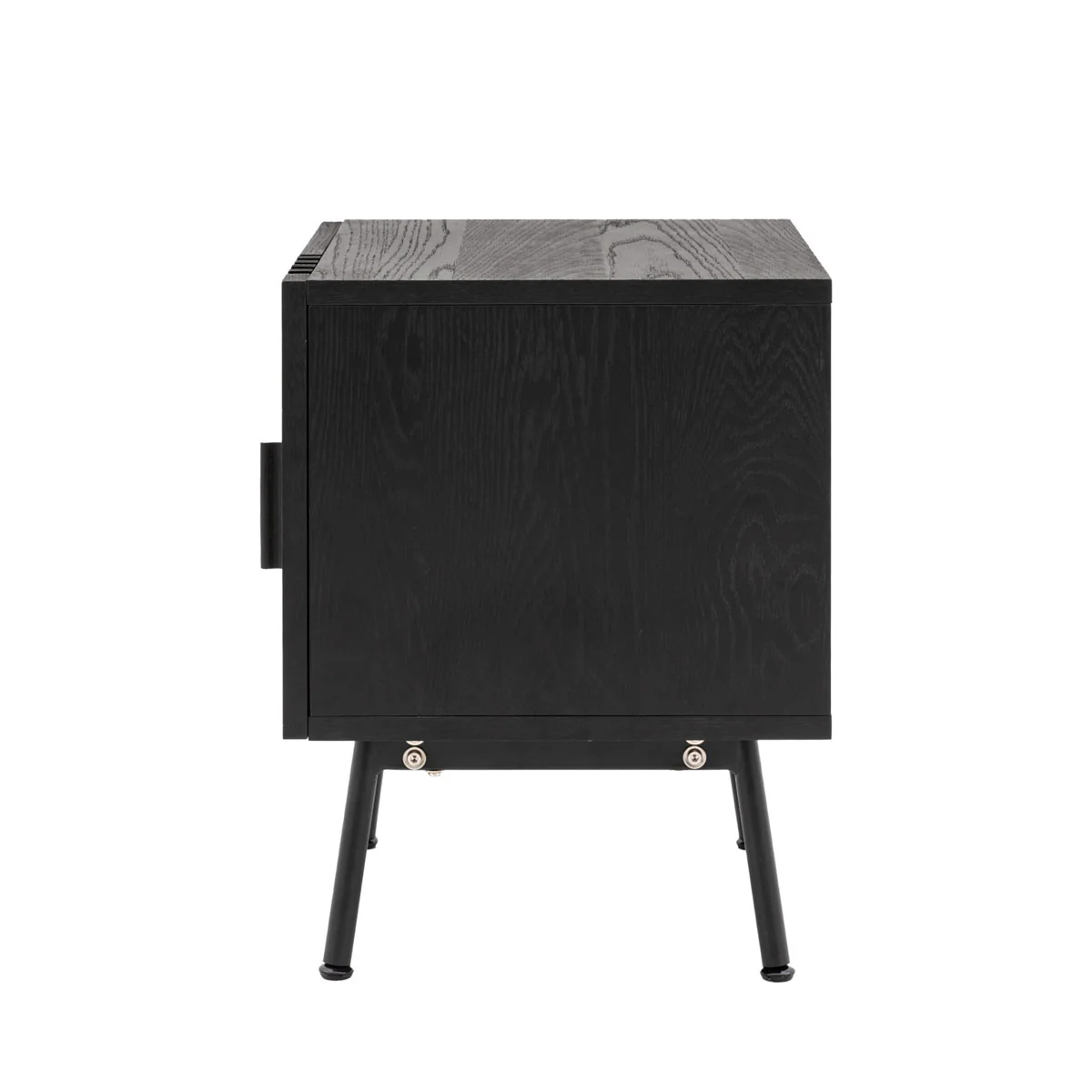 Gallery Direct Holsen Side Table Black 450x420x550mm - Image 3
