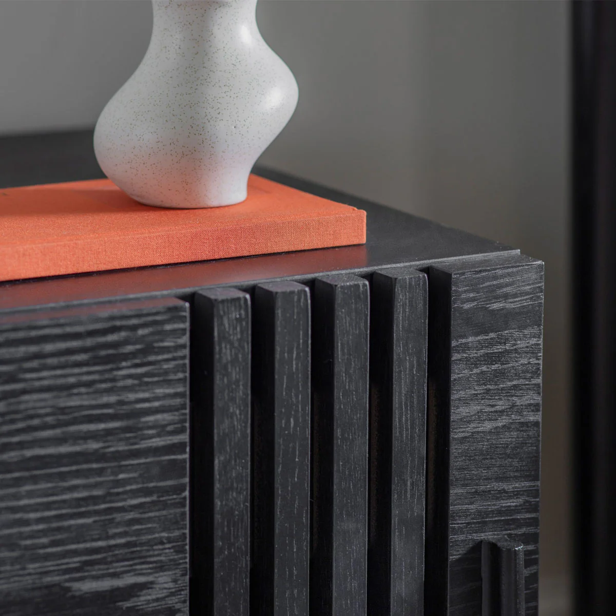 Gallery Direct Holsen Side Table Black 450x420x550mm - Image 4