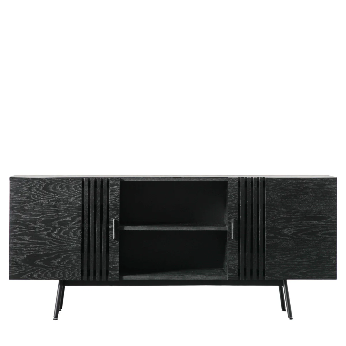 Gallery Direct Holsen Sideboard Black 1600x420x700mm