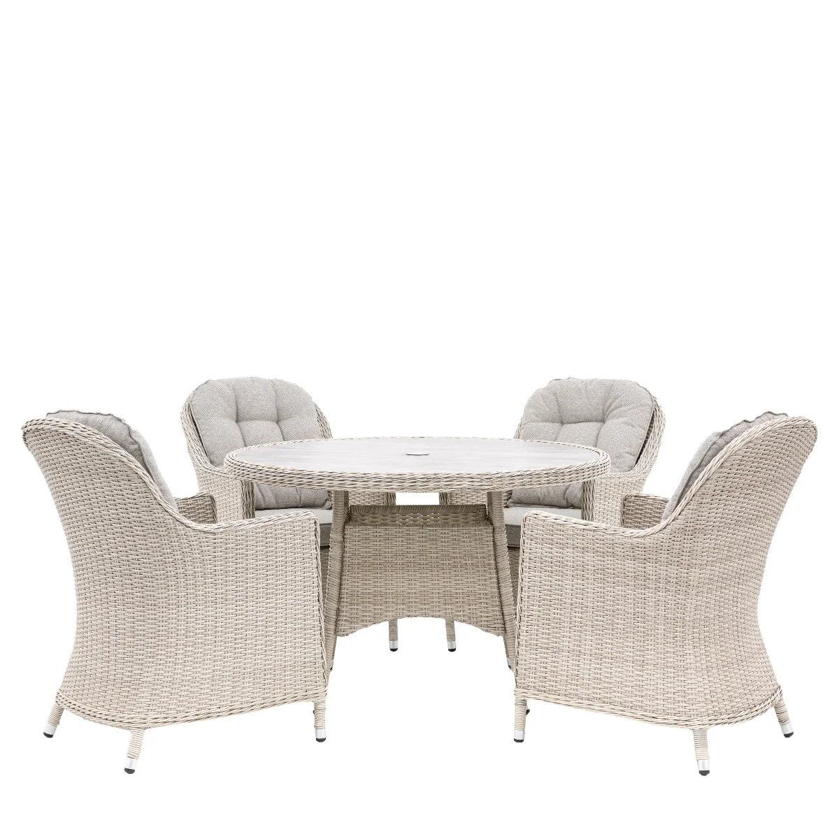 Gallery Direct Holton 4 Seater Round Dining Set