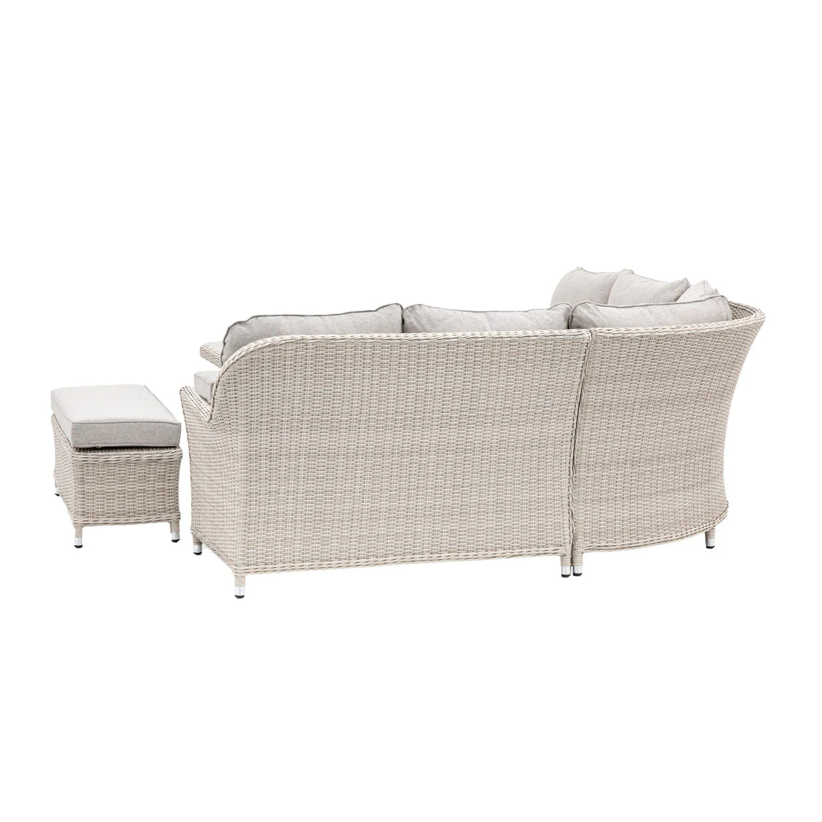 Gallery Direct Holton Corner Square Dining Set with Fire Pit - Image 4