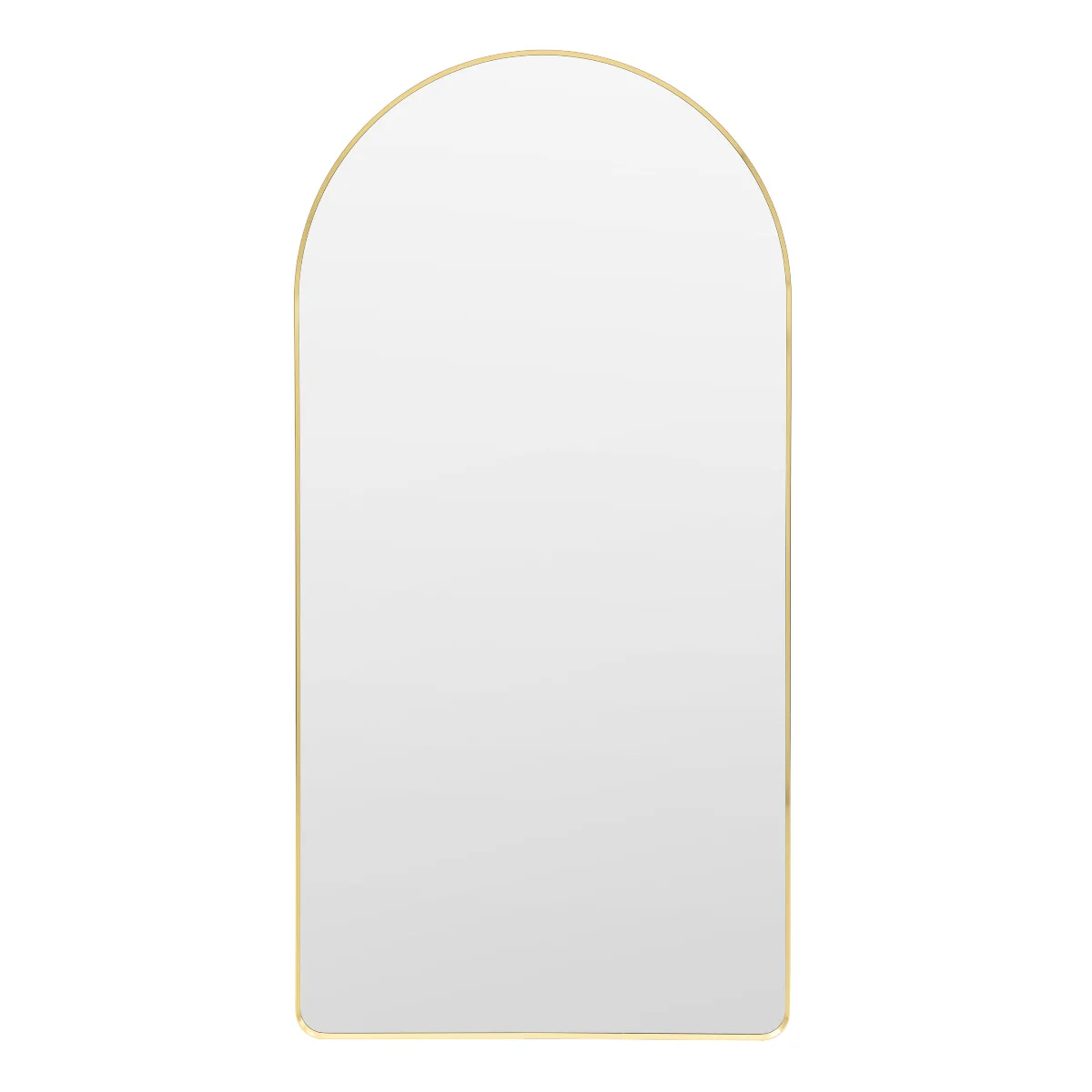Gallery Direct Holworth Arch Mirror Gold 900x35x1800mm