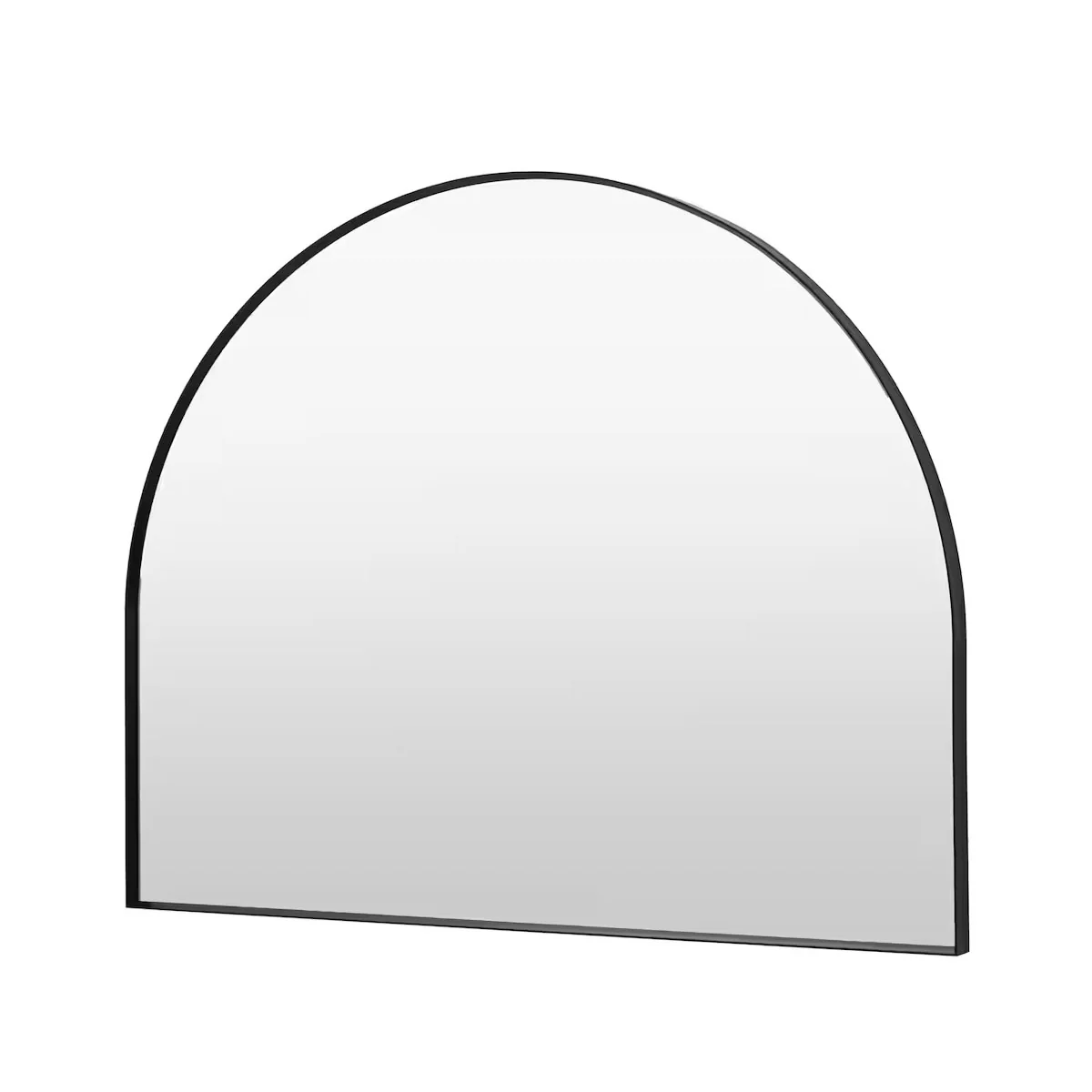 Gallery Direct Holworth Overmantle Mirror Black 900x1100mm - Image 2