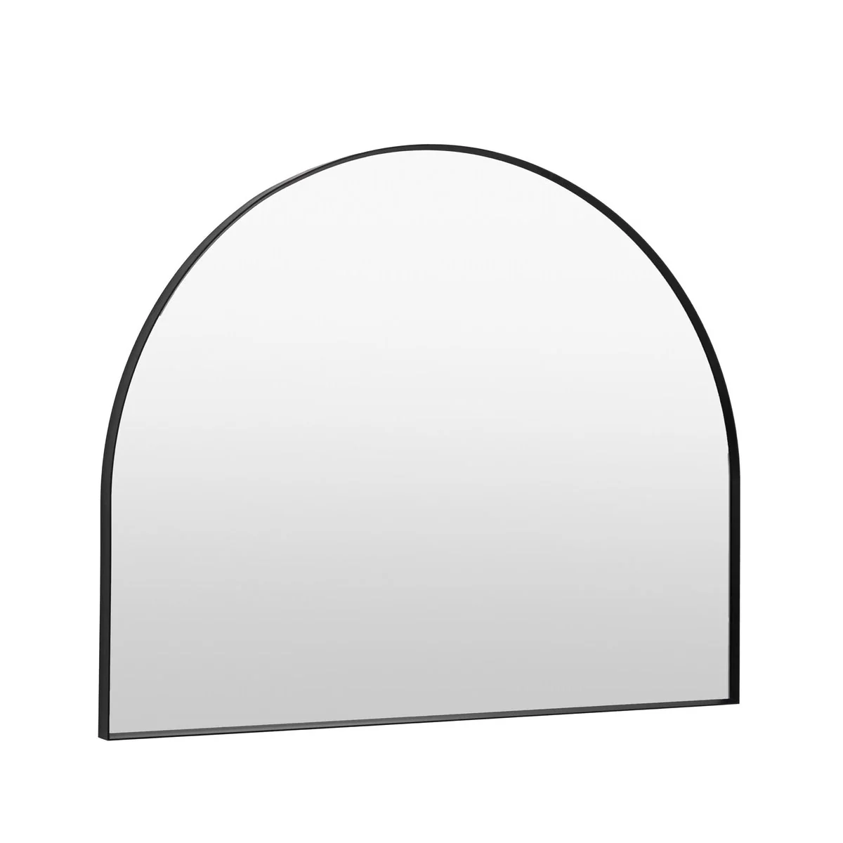 Gallery Direct Holworth Overmantle Mirror Black 900x1100mm - Image 4