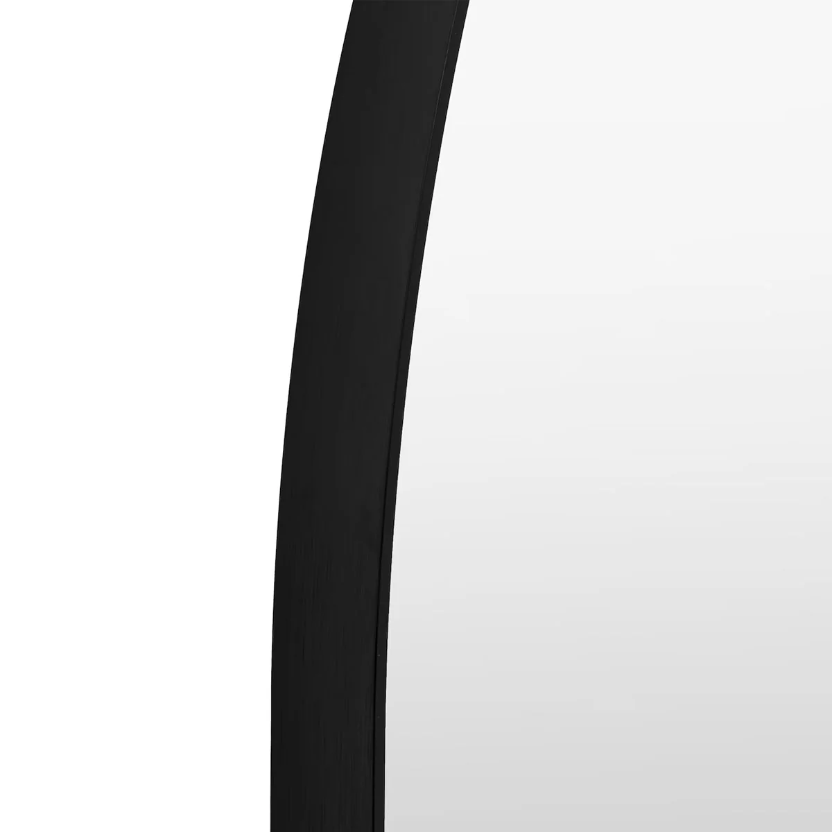 Gallery Direct Holworth Overmantle Mirror Black 900x1100mm - Image 5
