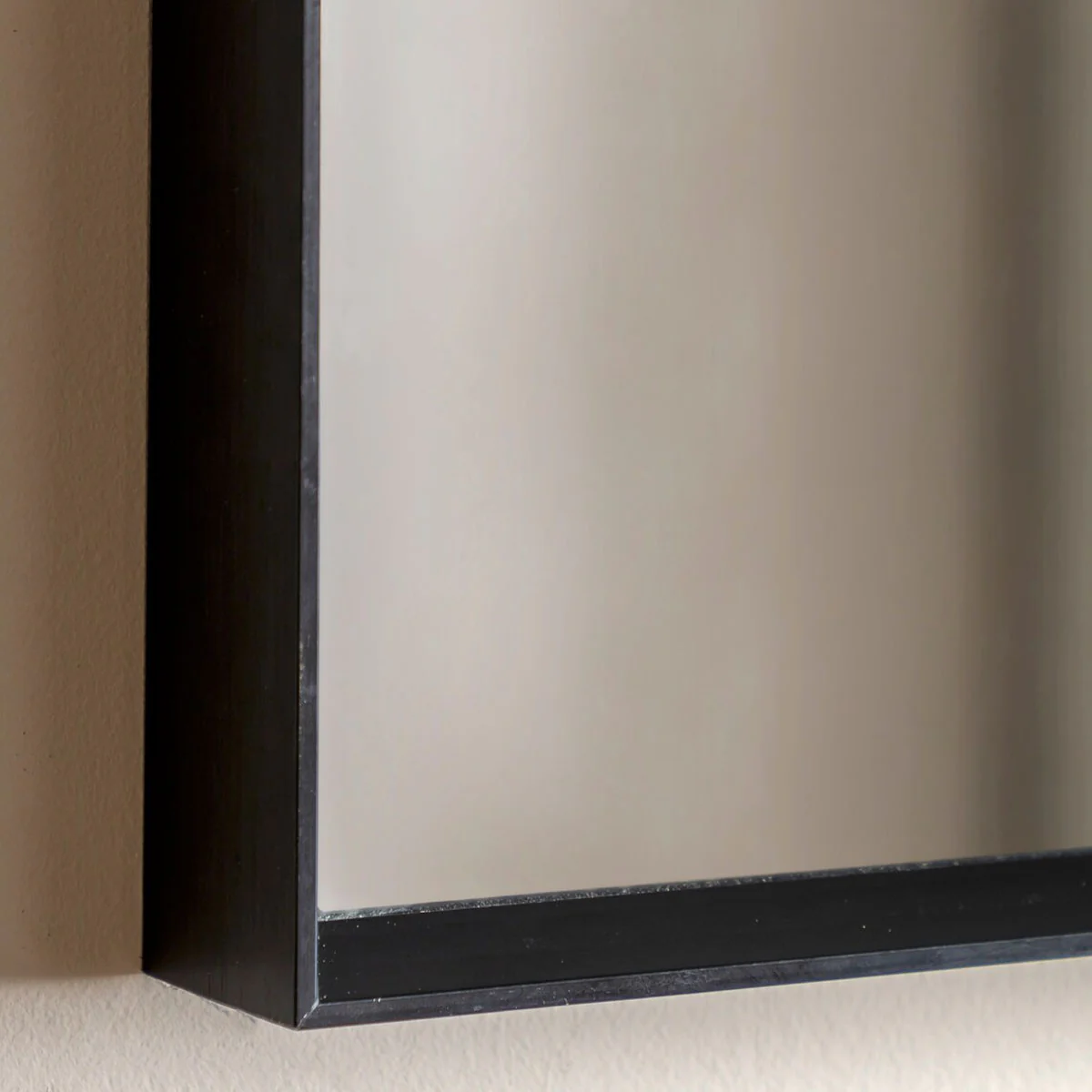 Gallery Direct Holworth Overmantle Mirror Black 900x1100mm - Image 7