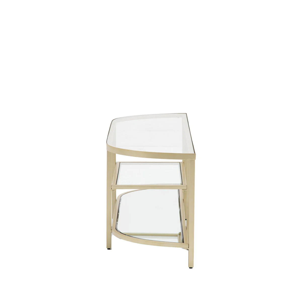 Gallery Direct Hudson Media Unit Champagne 1200x350x450mm - Image 3