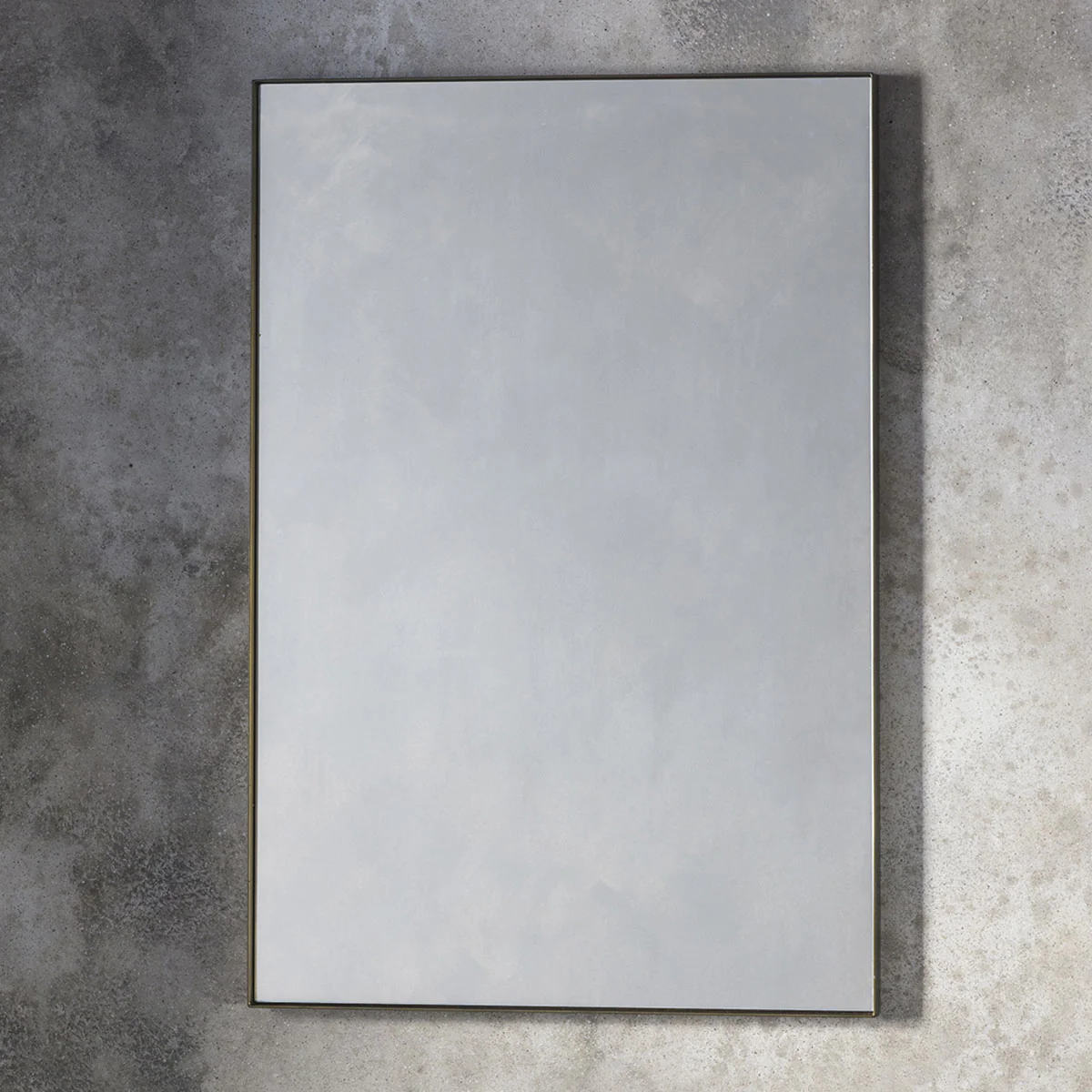 Gallery Direct Hurston Mirror Bronze 600x30x900mm - Image 3