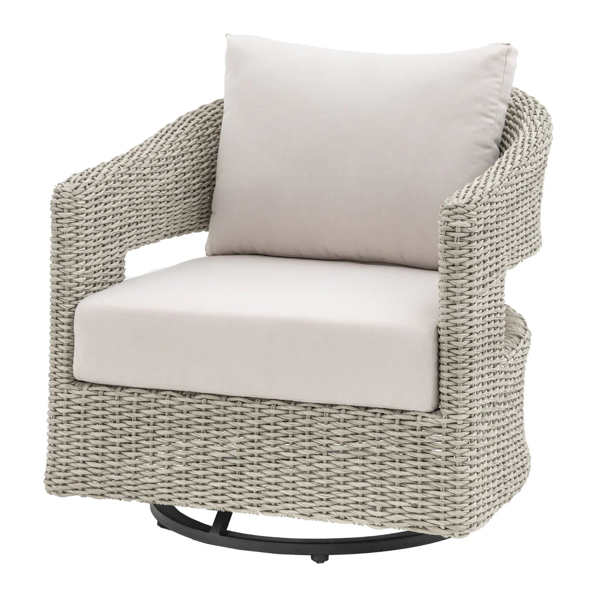 Gallery Direct Hvar Swivel Chair 800x850x800mm - Image 4