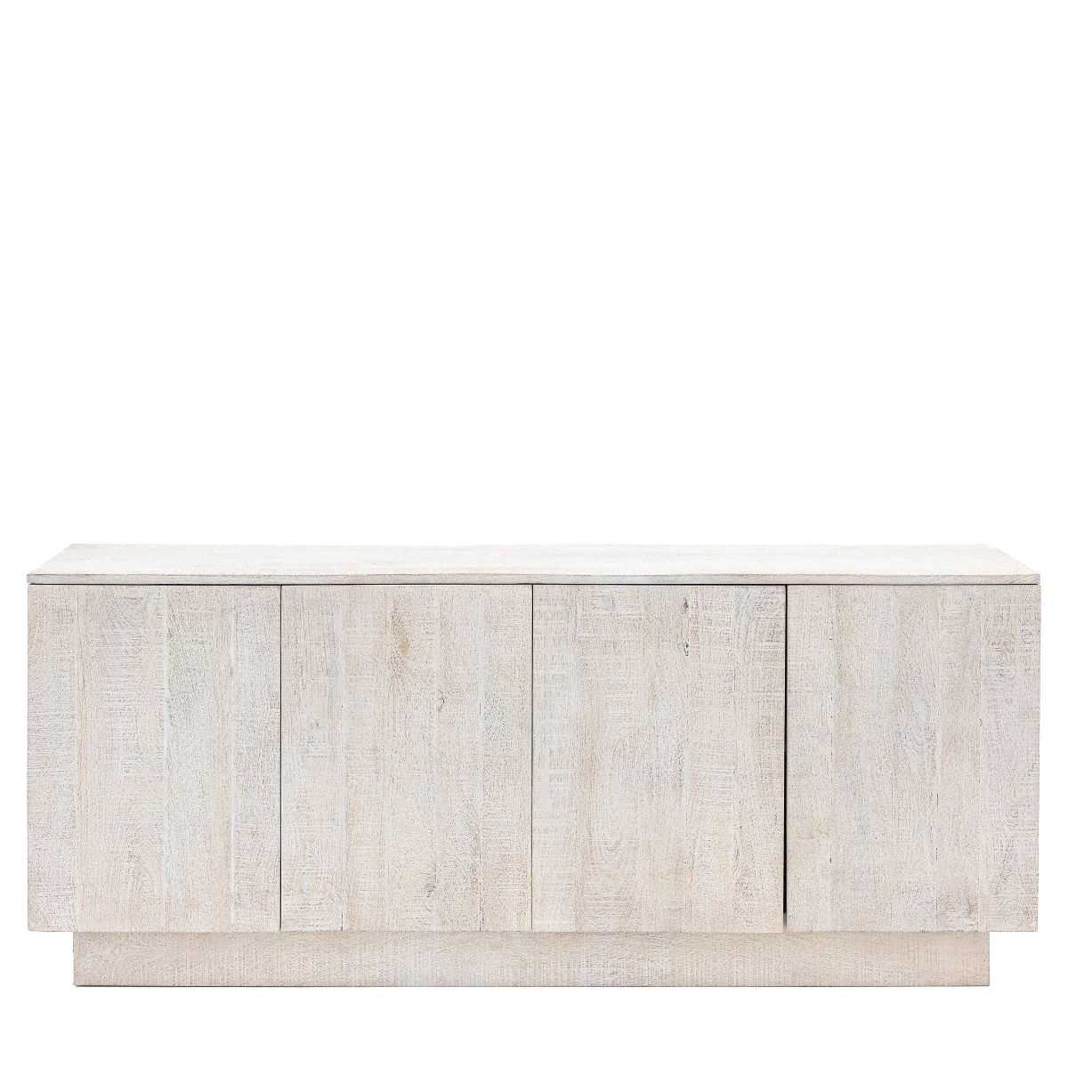 Gallery Direct Iowa 4 Door Sideboard Whitewash 1700x450x700mm