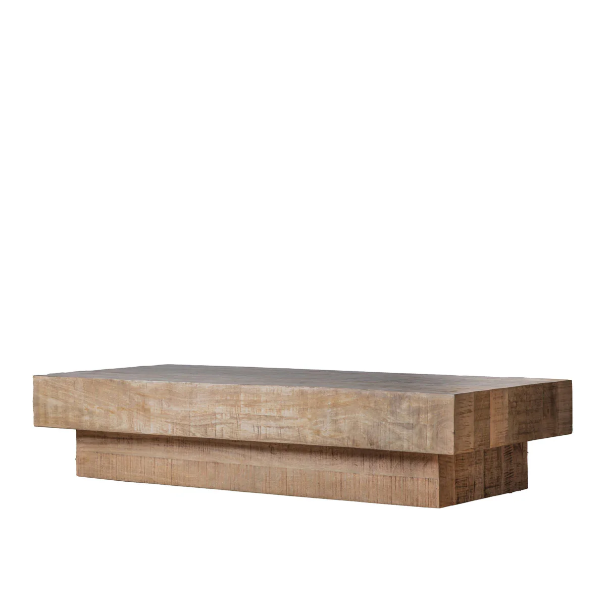 Gallery Direct Iowa Coffee Table Natural 1500x600x300mm - Image 2