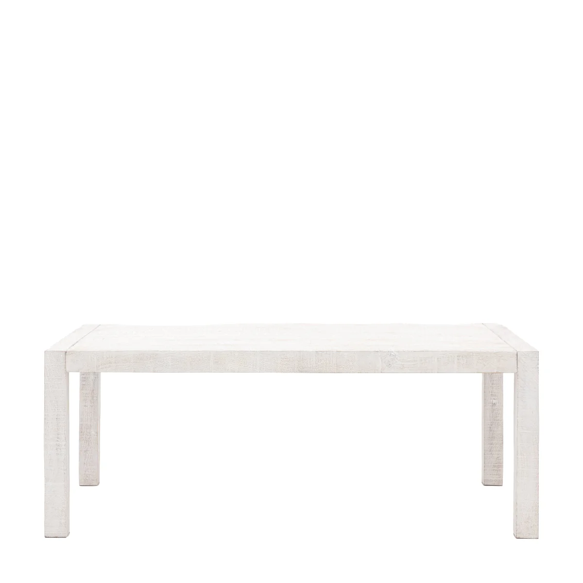 Gallery Direct Iowa Dining Table Whitewash 2000x1000x750mm