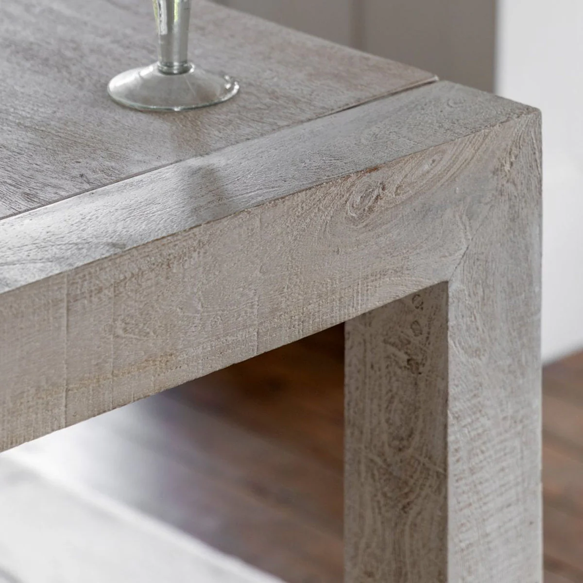 Gallery Direct Iowa Dining Table Whitewash 2000x1000x750mm - Image 6