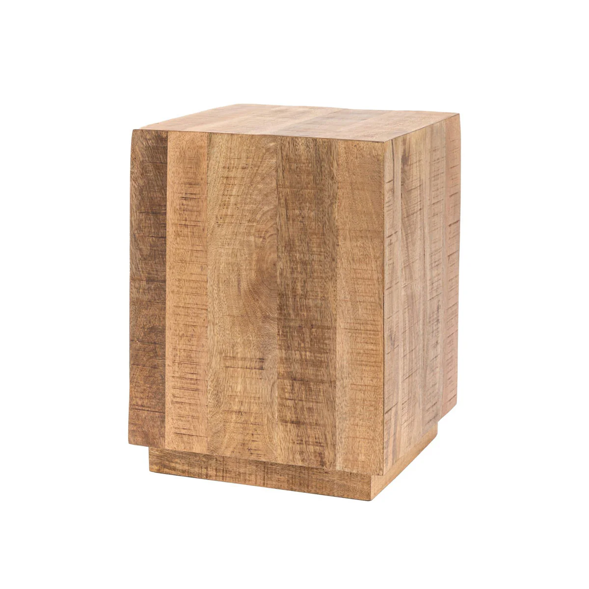 Gallery Direct Iowa Side Table Natural 400x400x550mm - Image 2