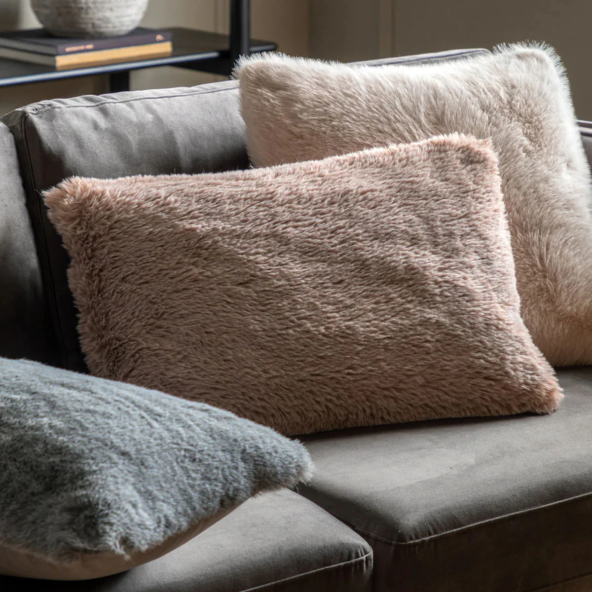 Gallery Direct Juniper Faux Fur Cushion - Image 5