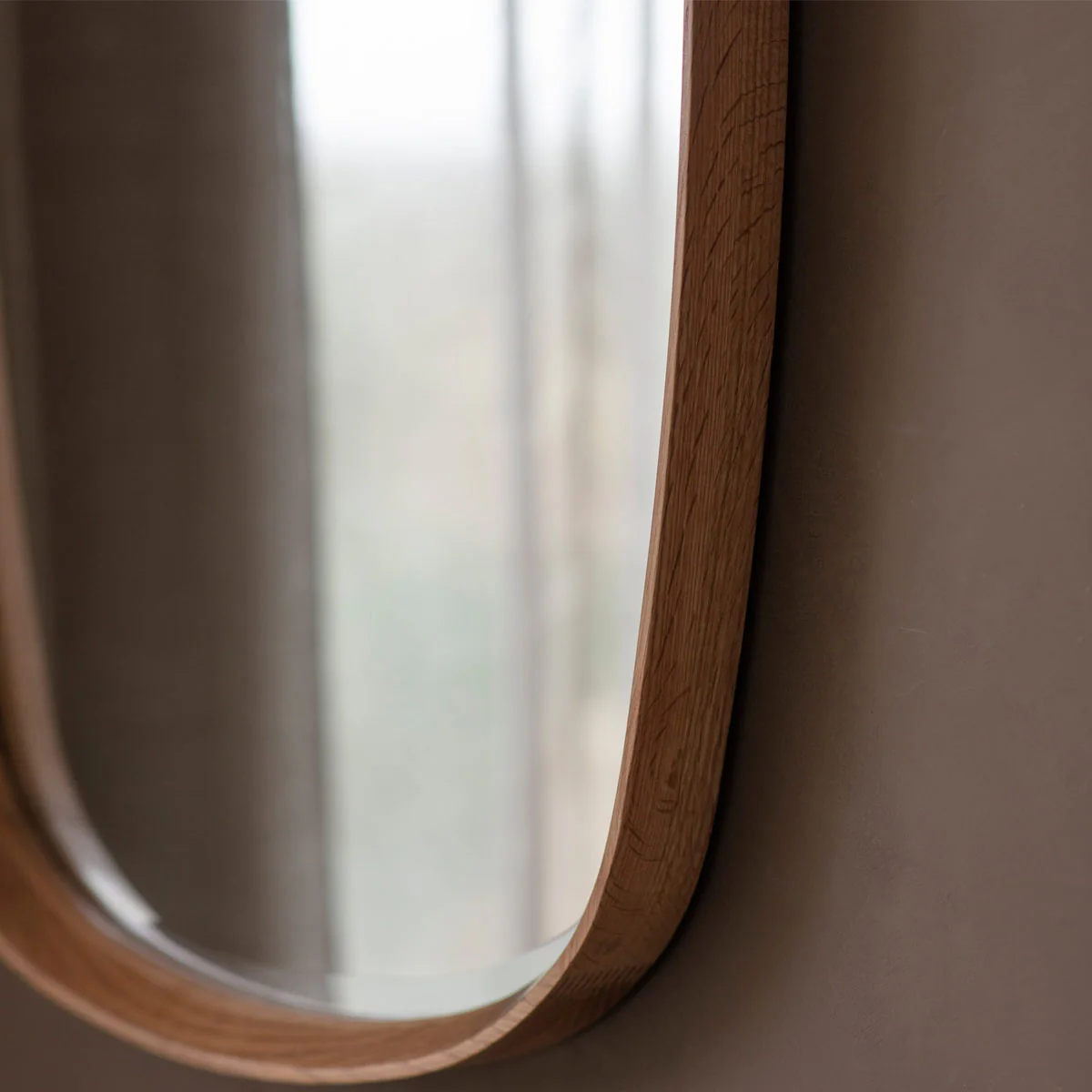 Gallery Direct Keaton Mirror Oak 900x550mm - Image 2