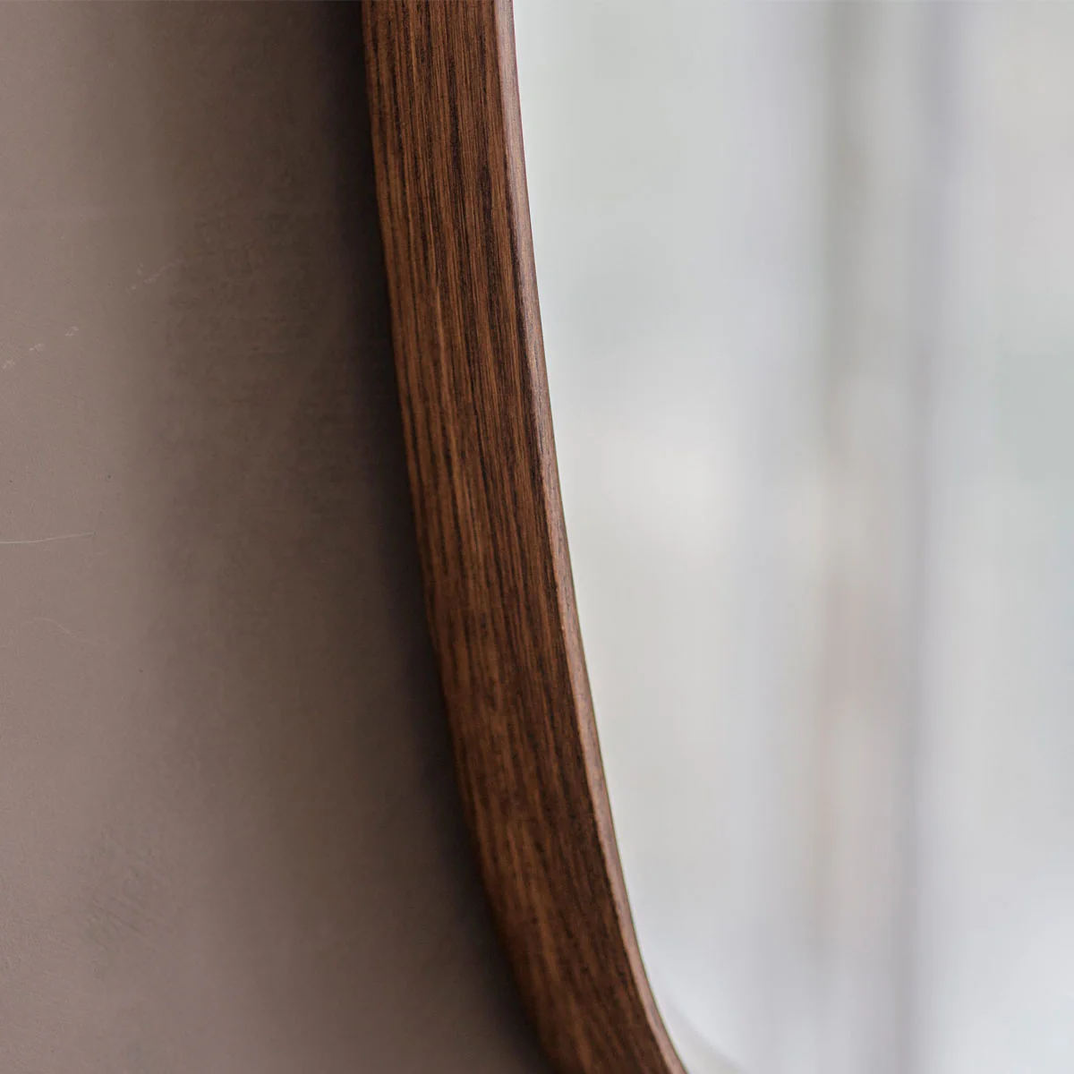 Gallery Direct Keaton Mirror Walnut 900x550mm - Image 2