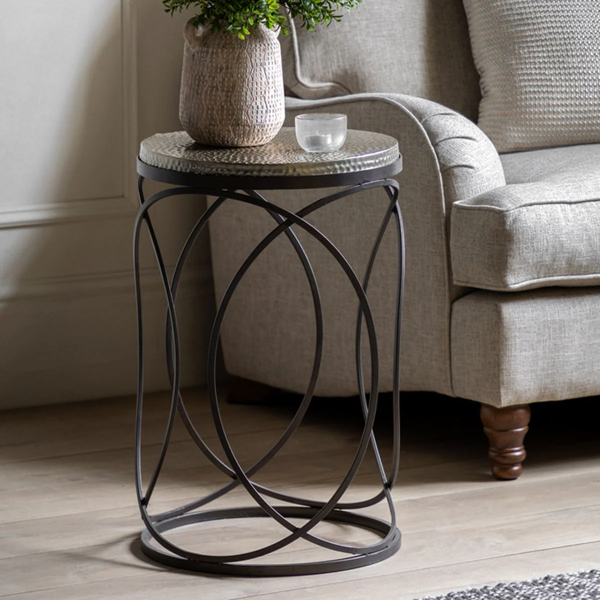 Gallery Direct Kimba Side Table 385x385x610mm - Image 7