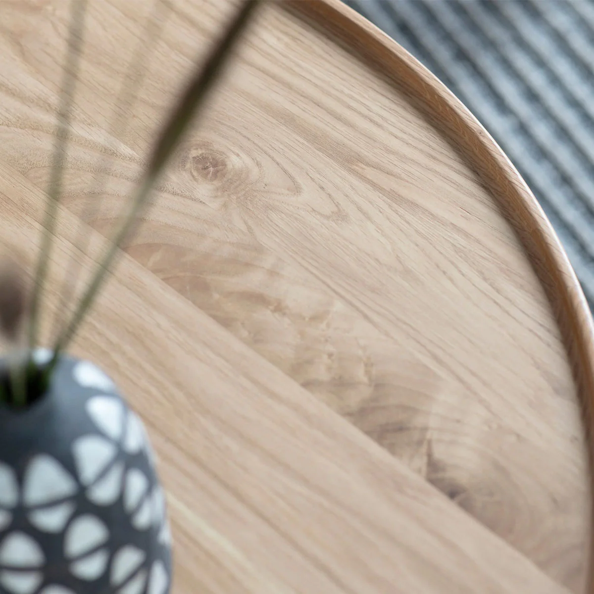 Gallery Direct Kingham Round Coffee Table 900x900x400mm - Image 3