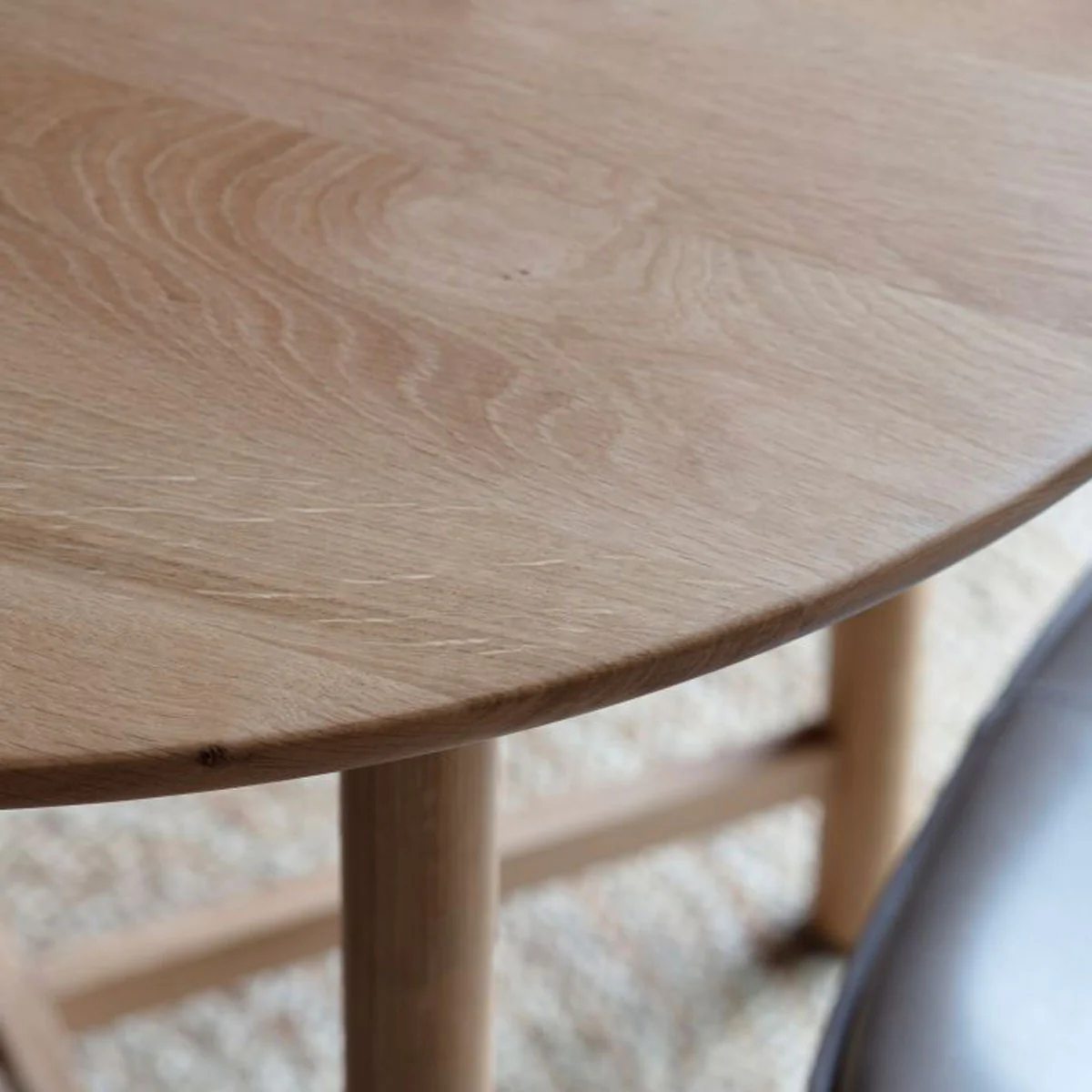 Gallery Direct Kingham Round Dining Table 900x900x750mm - Image 2