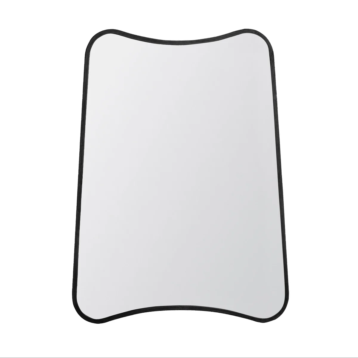 Gallery Direct Kurva Rectangle Mirror Black 610x810mm