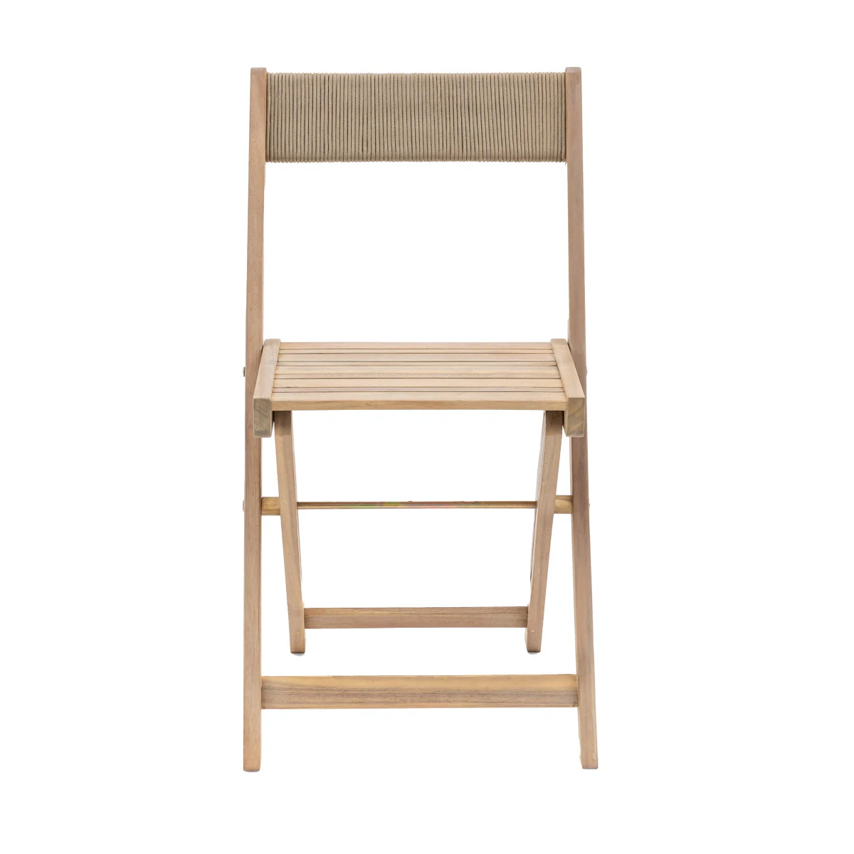 Gallery Direct Lindos Folding Chair Natural (2pk)