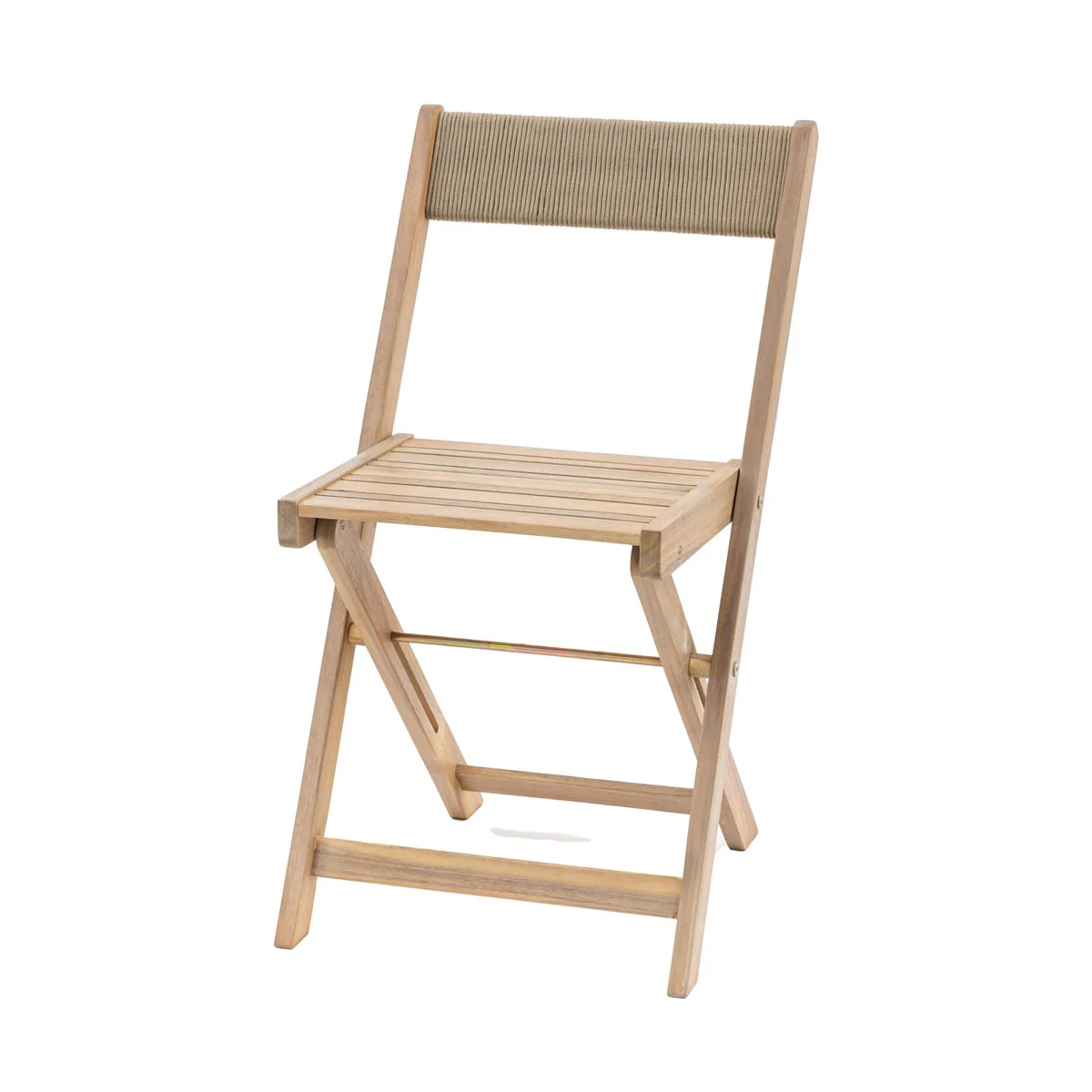 Gallery Direct Lindos Folding Chair Natural (2pk) - Image 2
