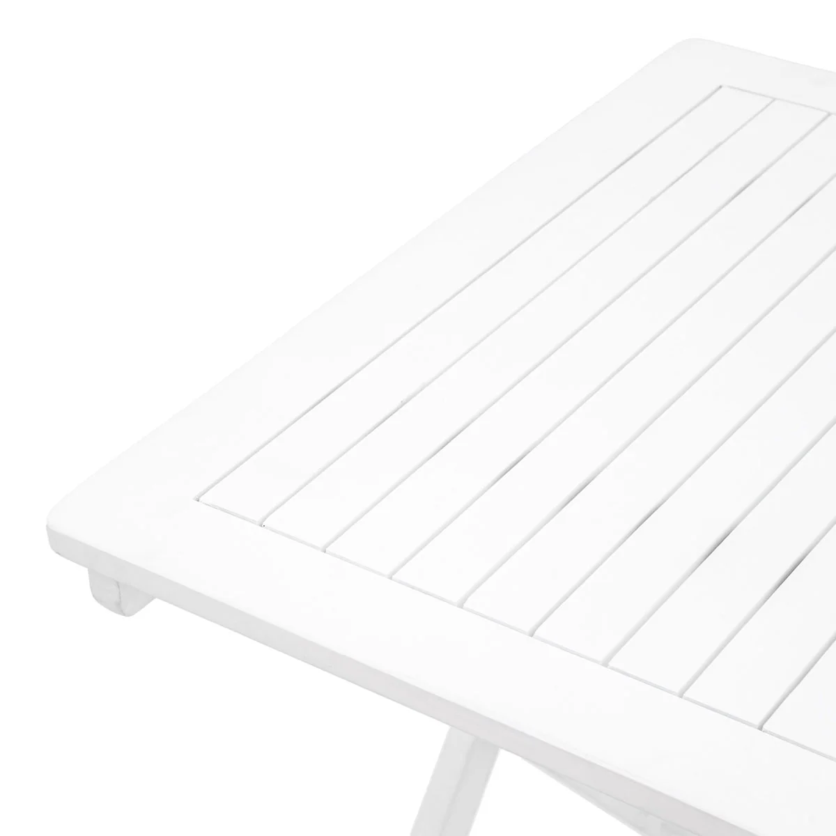 Gallery Direct Lindos White Folding Dining Set - Image 5