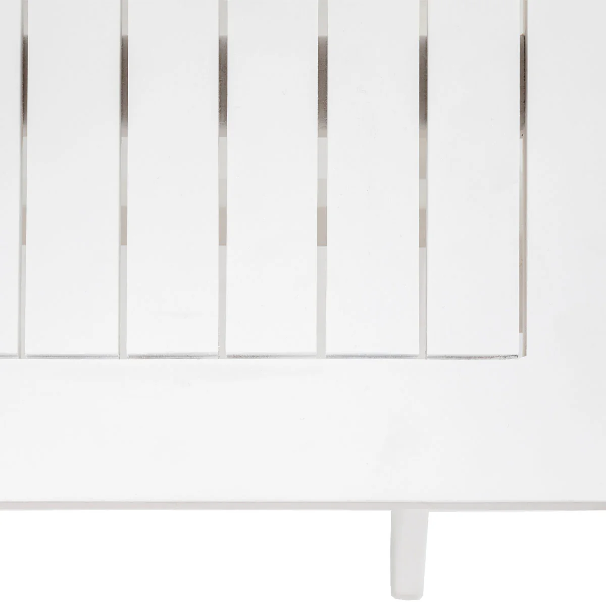 Gallery Direct Lindos White Folding Dining Set - Image 6