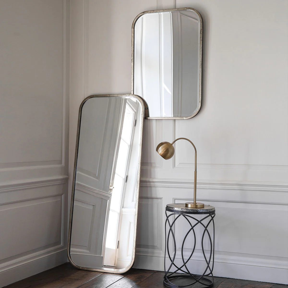 Gallery Direct Logan Rectangle Mirror 655x20x955mm - Image 5