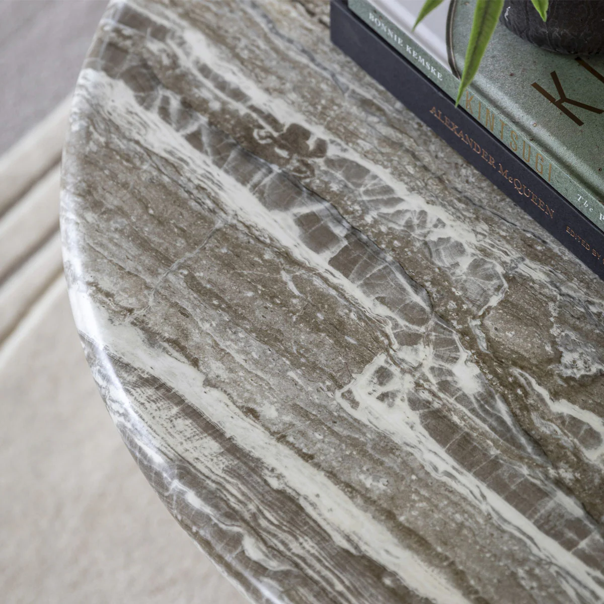 Gallery Direct Lusso Round Coffee Table 800x800x450mm - Image 3
