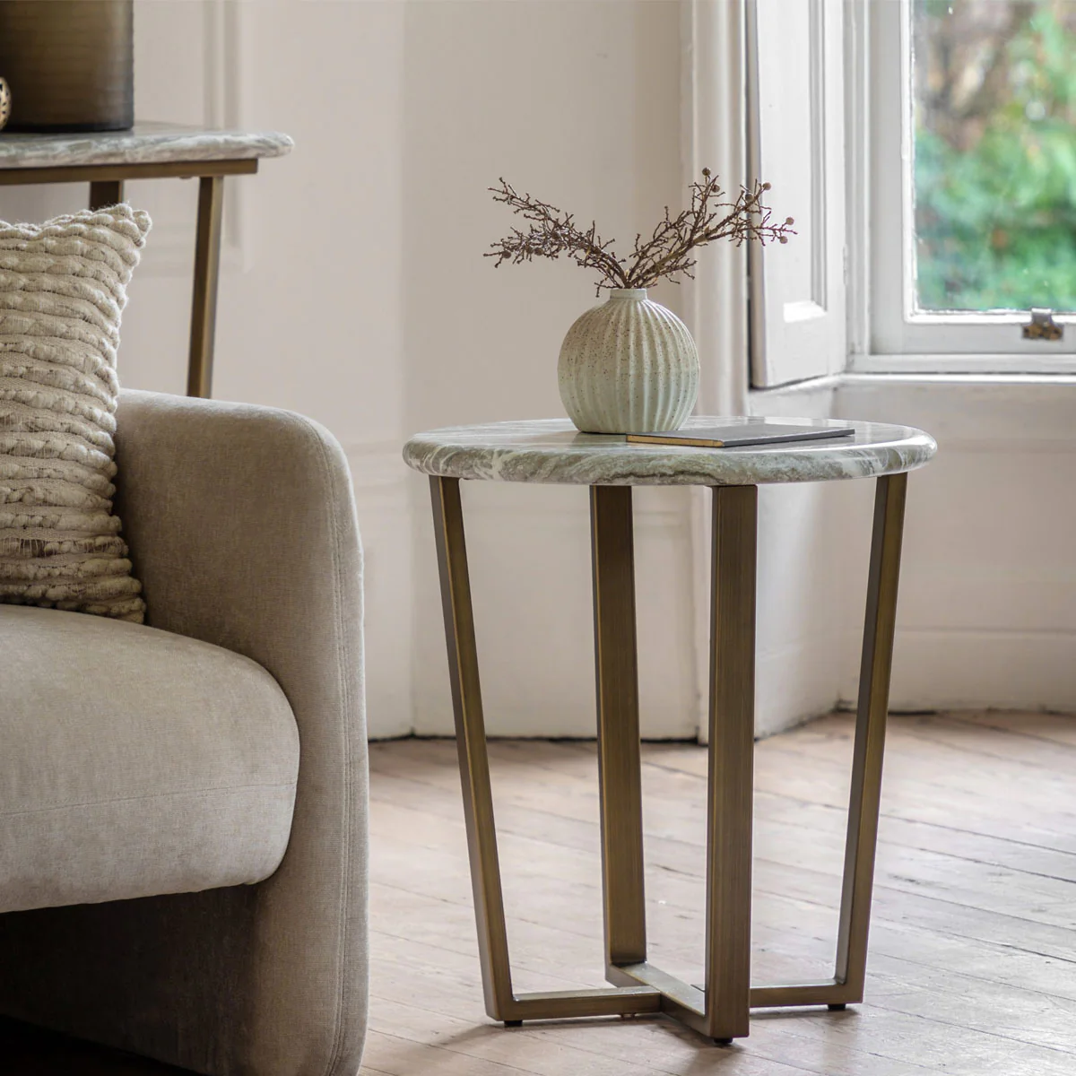 Gallery Direct Lusso Side Table 520x520x560mm - Image 6