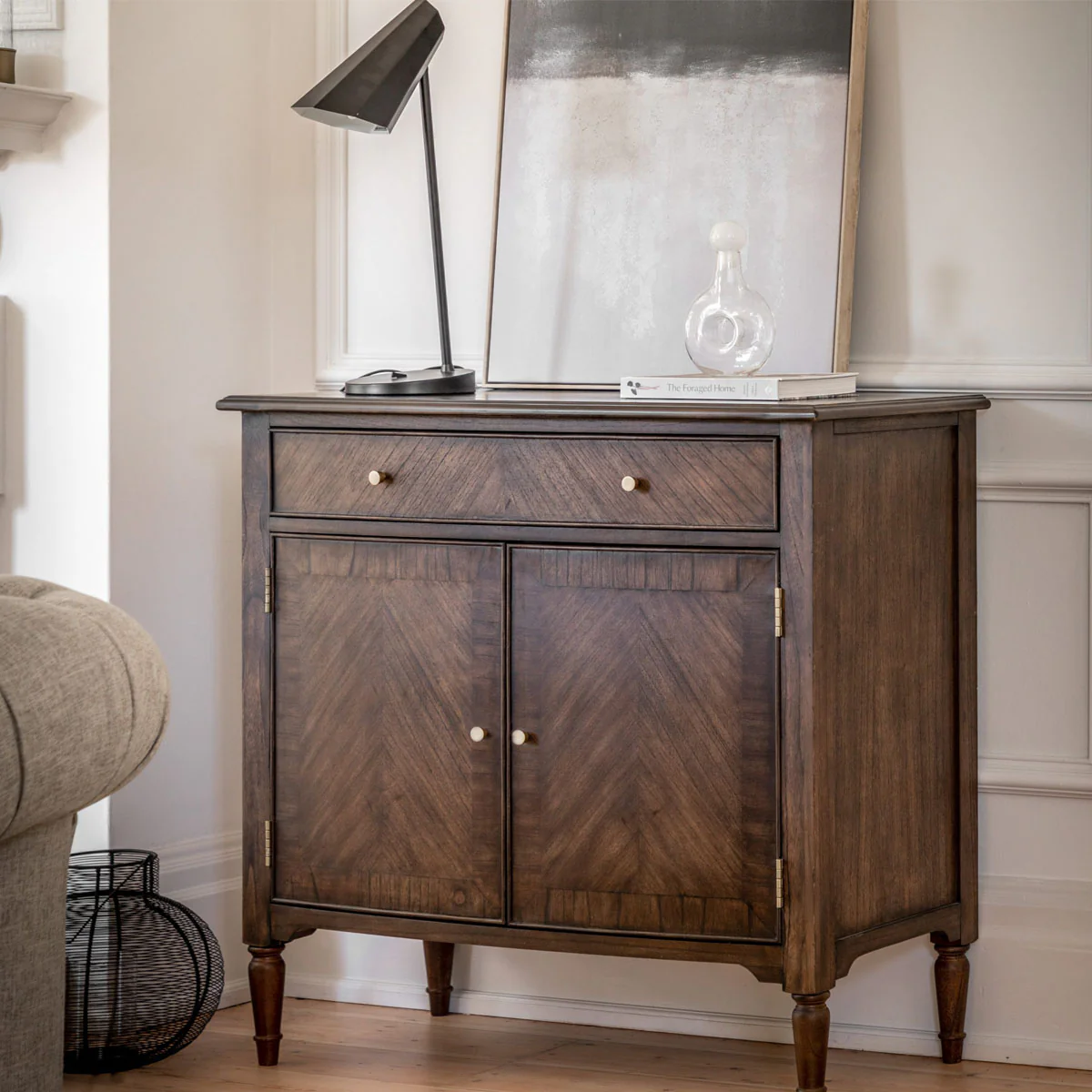 Gallery Direct Madison 2 Door/1 Drawer Sideboard 1000x950x475mm - Image 6