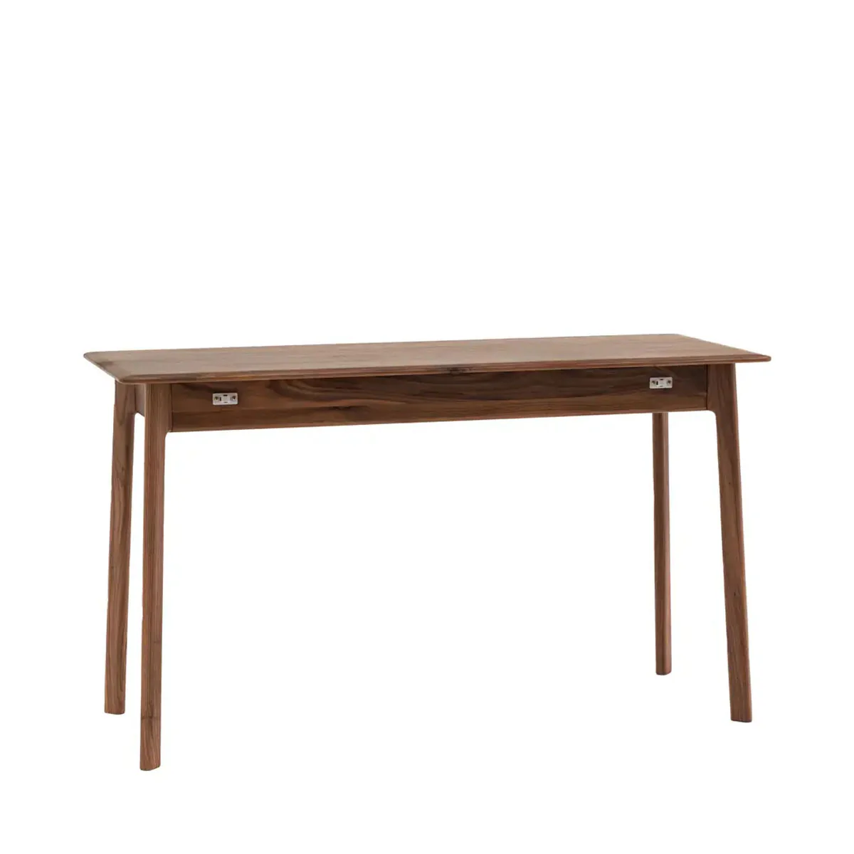 Gallery Direct Madrid 1 Drawer Desk Walnut 1300x500x750mm - Image 4