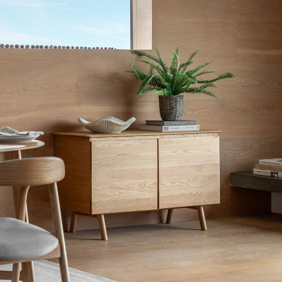 Gallery Direct Madrid 2 Door Sideboard 1160x450x700mm - Image 8