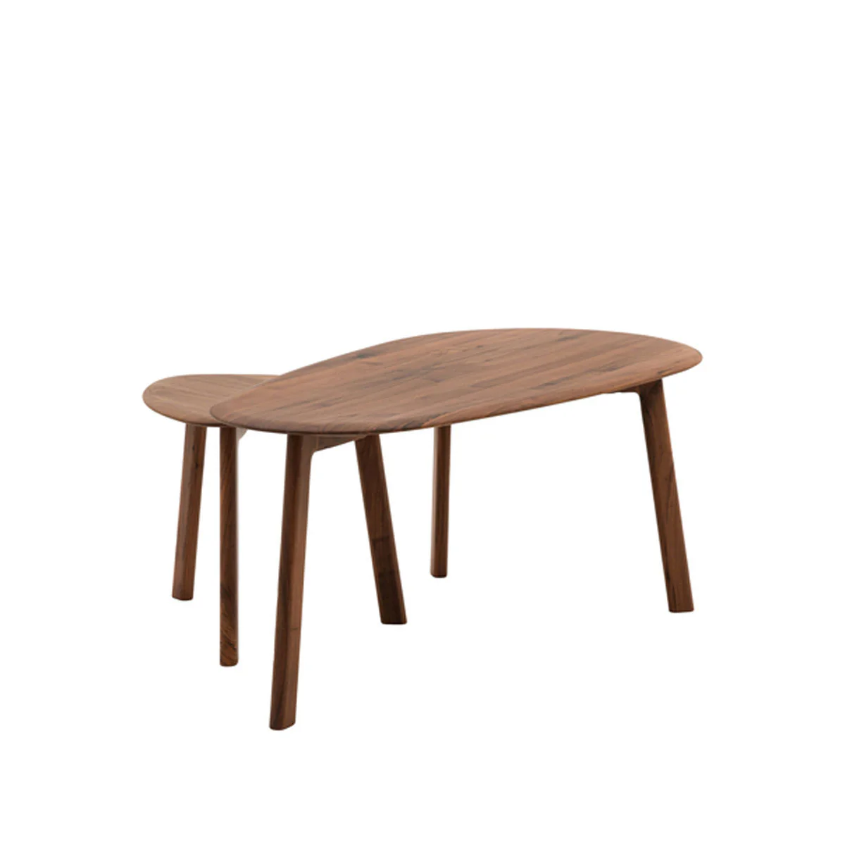 Gallery Direct Madrid Coffee Table Nest Walnut 1100x600x450mm - Image 3